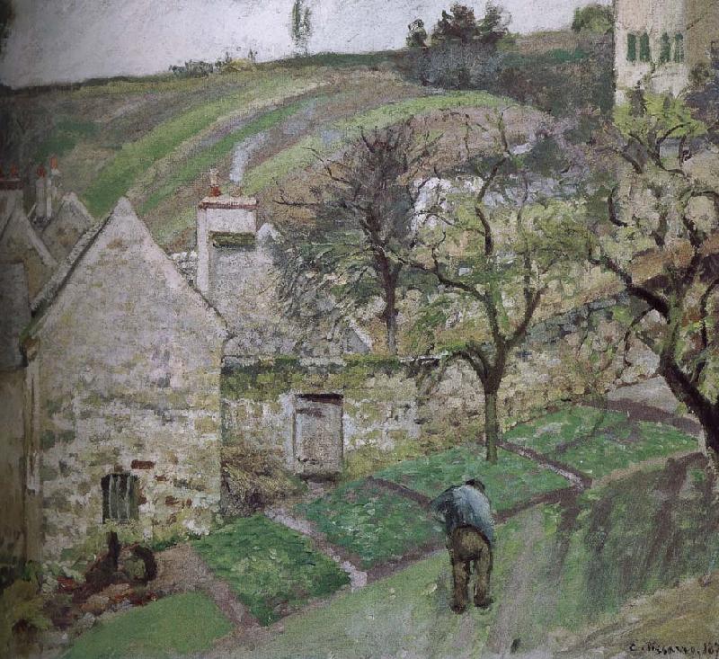 Camille Pissarro Loose multi-tile this Ahe rice Tash foot oil painting image